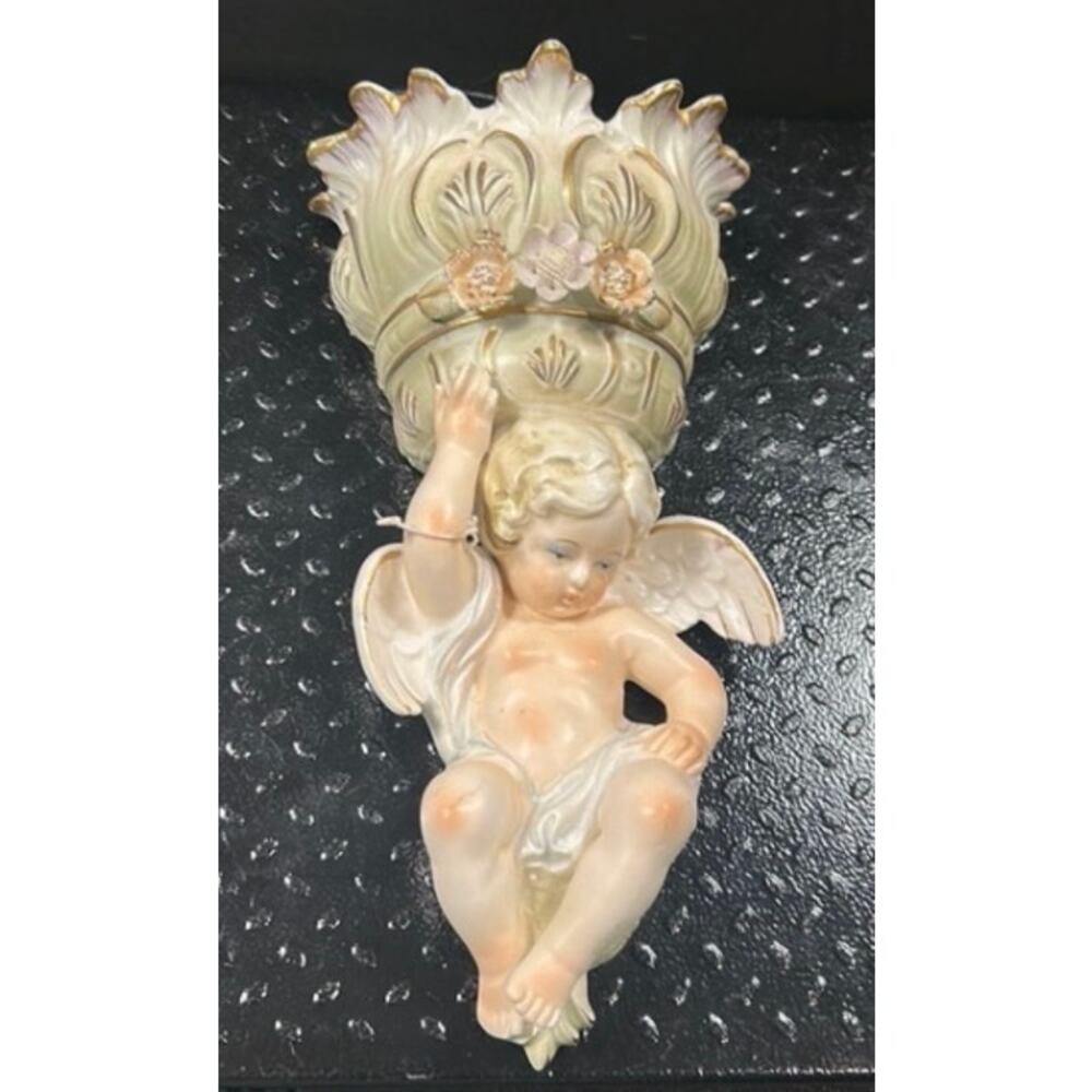 Cherub Wall Pocket Decor